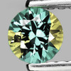 4.80 mm Round Machine Brilliant Cut Extreme Brilliancy Bi Color Yellow & Green Sapphire Natural { Flawless-VVS }--AAA Grade