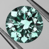 5.00 mm Round Machine Brilliant Cut Extreme Brilliancy Teal Green Blue Sapphire Natural { Flawless-VVS }--AAA Grade