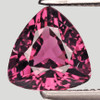 5.70 mm { 0.75 cts } Trillion AAA Fire Intense Pink Red Sapphire Natural {Flawless-VVS}