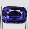 7.5x5.5 mm { 1.40 cts } Cushion AAA Fire Intense Blue Violet Spinel Natural {Flawless-VVS}--AAA Grade