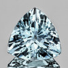 10.00 mm { 2.52 cts } Trillion Brilliant Cut Extreme Brilliancy Natural Blue Aquamarine {Flawless-VVS}--AAA Grade