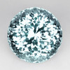 8.50 mm { 2.21 cts } Round Brilliant Cut Extreme Brilliancy Natural Blue Aquamarine {Flawless-VVS1}--AAA Grade