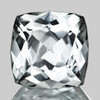 8.00 mm { 2.05 cts} Cushion Brilliant Cut Extreme Brilliancy Natural Diamond White Aquamarine { Flawlesss-VVS }--AAA Grade