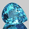 14x13 mm { 10.38 cts} Pear Brilliant Cut Extreme Brilliancy Intense Sky Blue Topaz Natural {Flawless-VVS1}--AAA Grade