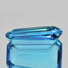 14x10 mm { 6.60 cts } Octagon Fancy Cut AAA Fire Natural Swiss Blue Topaz {Flawless-VVS}