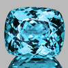 13x12 mm { 9.43 cts } Cushion Brilliant Cut Extreme Brilliancy Intense Sky Blue Topaz Natural {Flawless-VVS1}--AAA Grade