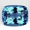 14x11 mm { 10.98 cts } Cushion Brilliant Cut Extreme Brilliancy Intense AAA Sky Blue Topaz Natural {Flawless-VVS1}--AAA Grade