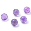 8.00 mm 1 pc Round Briolette Ball Cut ( Drilled) Natural Purple Amethyst {Flawless-VVS}
