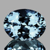 9x7 mm { 1.47 cts } Oval Brilliant Cut AAA Fire Intense Santa Maria Blue Aquamarine Natural {Flawless-VVS}--AAA Grade
