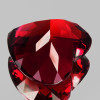 8.50 mm { 2.50 cts } Heart Brilliant Cut Extreme Brilliancy Natural AAA Red Mozambique Garnet {Flawless-VVS1}--AAA Grade