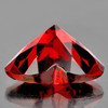 8.50 mm { 2.44 cts } Heart Brilliant Cut AAA Fire Natural AAA Red Mozambique Garnet {Flawless-VVS1}--AAA Grade