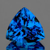 14x13 mm { 9.40 cts } Trilliant Brilliant Cut AAA Fire Premium AAA Swiss Blue Topaz Natural {Flawless-VVS1}--AAA Grade