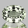 8x6 mm { 1.45 cts } Oval AAA Fire Natural Light Yellow Green Sapphire {Flawless-VVS}