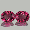 9x7 mm 2 pcs Oval Brilliant Cut Extreme Brilliancy AAA Raspberry Pink Rhodolite Garnet Natural {Flawless-VVS1}--AAA Grade