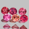 4.00 mm 6 pcs { 1.95 cts} Round Brilliant Cut AAA Fire Natural Multi Color Spinel {Flawless-VVS}