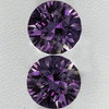 4.00 mm 2 pcs Round Brilliant Cut AAA Fire Titanium Purple Spinel Natural {Flawless-VVS}