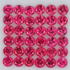 1.70 mm 35 pcs Round Machine Brilliant Cut Extreme Brilliancy Best Jedi Pink Red Spinel Natural {Flawless-VVS}--Premium Grade