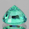 5.00 mm { 0.51 cts } Round Cut AAA Fire Natural AAA Blue Green Emerald { VVS }--AAA Grade