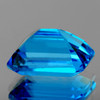 9x7 mm 1pc Octagon Emerald Cut AAA Fire Intense Swiss Blue Topaz Natural {Flawless-VVS}--AAA Grade