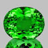 7.5x6 mm { 1.50 cts} Oval Brilliant Cut Extreme Brilliancy Intense Chrome Green Tsavorite Garnet Natural (Flawless-VVS)--AAA Grade--FREE CERTIFICATE