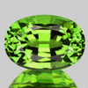 8x5.5 mm { 1.38 cts } Oval AAA Rainbow Sparkle Natural AAA Green Demantoid (Flawless-VVS)--AAA Grade--FREE CERTIFICATE