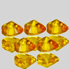 3.50 mm 5 pcs Heart Machine Brilliant Cut Extreme Brilliancy Intense AAA Yellow Sapphire Natural {Flawless-VVS1}--Premium Grade