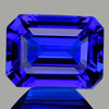8x6 mm { 2.04 cts } Octagon Emerald Cut AAA Neon Best AAA D Block Purple Blue Tanzanite Natural {Flawless-VVS1}--Premium Grade--FREE CERTIFICATE