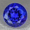 8.00 mm { 2.38 cts} Round Brilliant Cut Extreme Brilliancy Best AAA D Block Purple Blue Tanzanite Natural {Flawless-VVS1}--Premium Grade--FREE CERTIFICATE