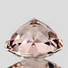 6.00 mm Round Brilliant Cut AAA Fire Natural Peach Pink Morganite { Flawless-VVS }