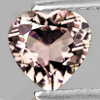 6.00 mm Heart Brilliant Cut AAA Fire Natural Golden Pink Morganite { Flawless-VVS }