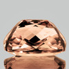 9x7 mm { 2.37 cts } Cushion Brilliant Cut Extreme Brilliancy Intense Peach Pink Morganite { Flawless-VVS }--AAA Grade