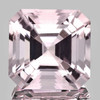 6.70 mm { 1.57 cts } Octagon Asscher Cut Extreme Brilliancy Natural Baby Pink Morganite { Flawless-VVS }