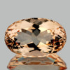 10x6.5 mm { 2.10 cts } Oval Brilliant Cut Extreme Brilliancy Intense Peach Morganite Natural [Flawless-VVS]--AAA Grade