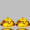 5.50 mm 2 pcs { 1.70 cts } Round Machine Cut Best AAA Fire Intense Golden Yellow Sapphire Natural {Flawless-VVS1}--AAA Grade