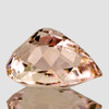 9x7.5 mm { 1.82 cts } Pear Brilliant Cut Extreme Brilliancy Intense Peach Morganite Natural { Flawless-VVS }--AAA Grade