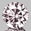 5.50 mm { 0.80 cts } Round Machine Brilliant Cut Extreme Brilliancy Natural Light Pink Sapphire {Flawless-VVS1}--AAA Grade