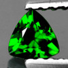 6.00 mm { 0.81 cts } Trilliant Brilliant Cut AAA Fire Natural Chrome Green Diopside {Flawless-VVS1}