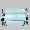 12x7 mm { 3.23 cts } Baguette Emerald Cut Extreme Brilliancy Natural Blue Aquamarine {Flawless-VVS}--AAA Grade