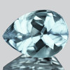 13.5x10.5 mm { 4.70 cts} Pear Buff Top Brilliant Cut AAA Fire Natural Blue Aquamarine {Flawless-VVS}