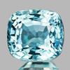 7x6 mm { 1.34 cts ] Cushion AAA Fire Natural Santa Maria Blue Aquamarine {Flawless-VVS}--AAA Grade