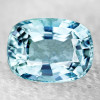 7.5x5.5 mm { 1.21 cts ] Cushion AAA Fire Natural Santa Maria Blue Aquamarine {Flawless-VVS}--AAA Grade
