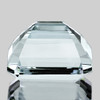 8.5x7.5 mm { 2.58 cts} Octagon Emerald Cut AAA Fire Natural Light Blue Aquamarine {Flawless-VVS}
