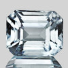 9x8 mm { 3.45 cts} Octagon Emerald Cut AAA Fire Natural Light Blue Aquamarine {Flawless-VVS}