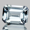 10x7.5 mm { 2.95 cts} Octagon Emerald Cut AAA Fire Natural Light Blue Aquamarine {Flawless-VVS}