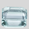 11.5x7 mm { 3.18 cts} Octagon Emerald Cut AAA Fire Natural Light Blue Aquamarine {Flawless-VVS}
