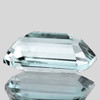 12x7 mm { 3.02 cts} Octagon Emerald Cut AAA Fire Natural Light Blue Aquamarine {Flawless-VVS}