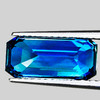 12x5 mm { 4.46 cts } Octagon Emerald Cut AAA Fire Intense AAA Electric Blue Zircon Natural {Flawless-VVS1}--AAA Grade