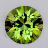 6.20 mm Round Brilliant Cut Extreme Brilliancy Natural Mozambique Green Tourmaline {Flawless-VVS}--AAA Grade