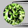 5.70 mm Round Brilliant Cut Extreme Brilliancy Natural Green Tourmaline Afghanistan (Flawless-VVS}--AAA Grade