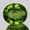 12x11 mm { 5.09 cts } Oval AAA Fire Intense Green Tourmaline Natural { Flawless-VVS }--FREE CERTIFICATE